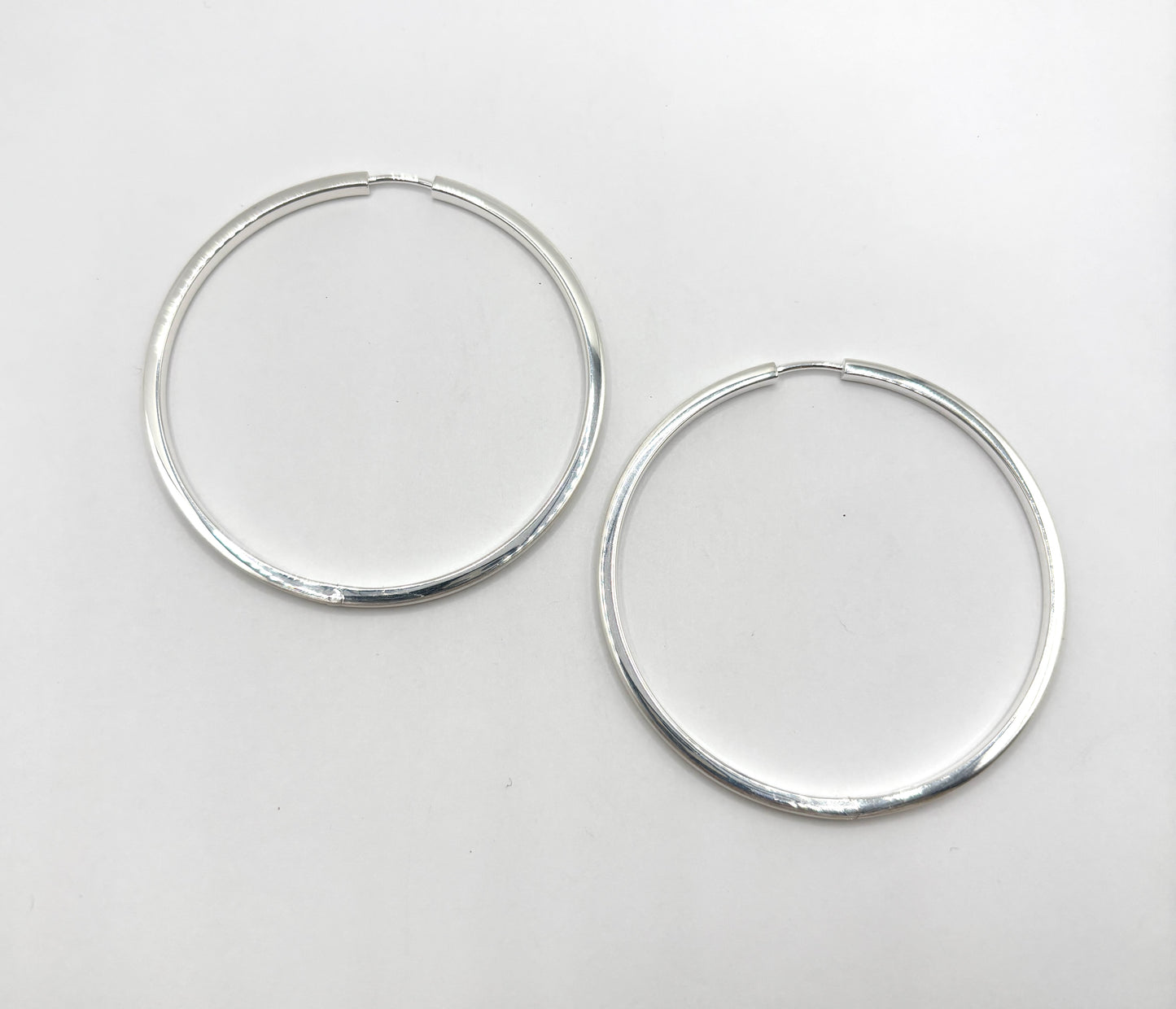 Sterling Silver hoop earrings By Doris Leidt DLC2605