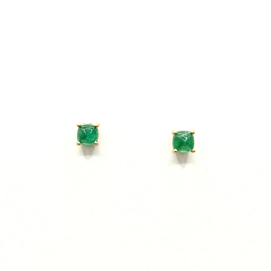 18kt Emerald Stud Earrings