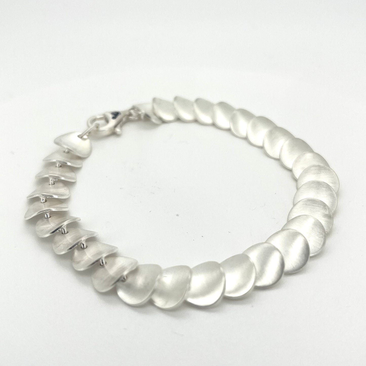 Sterling Silver Small Disc Bracelet, Kelim