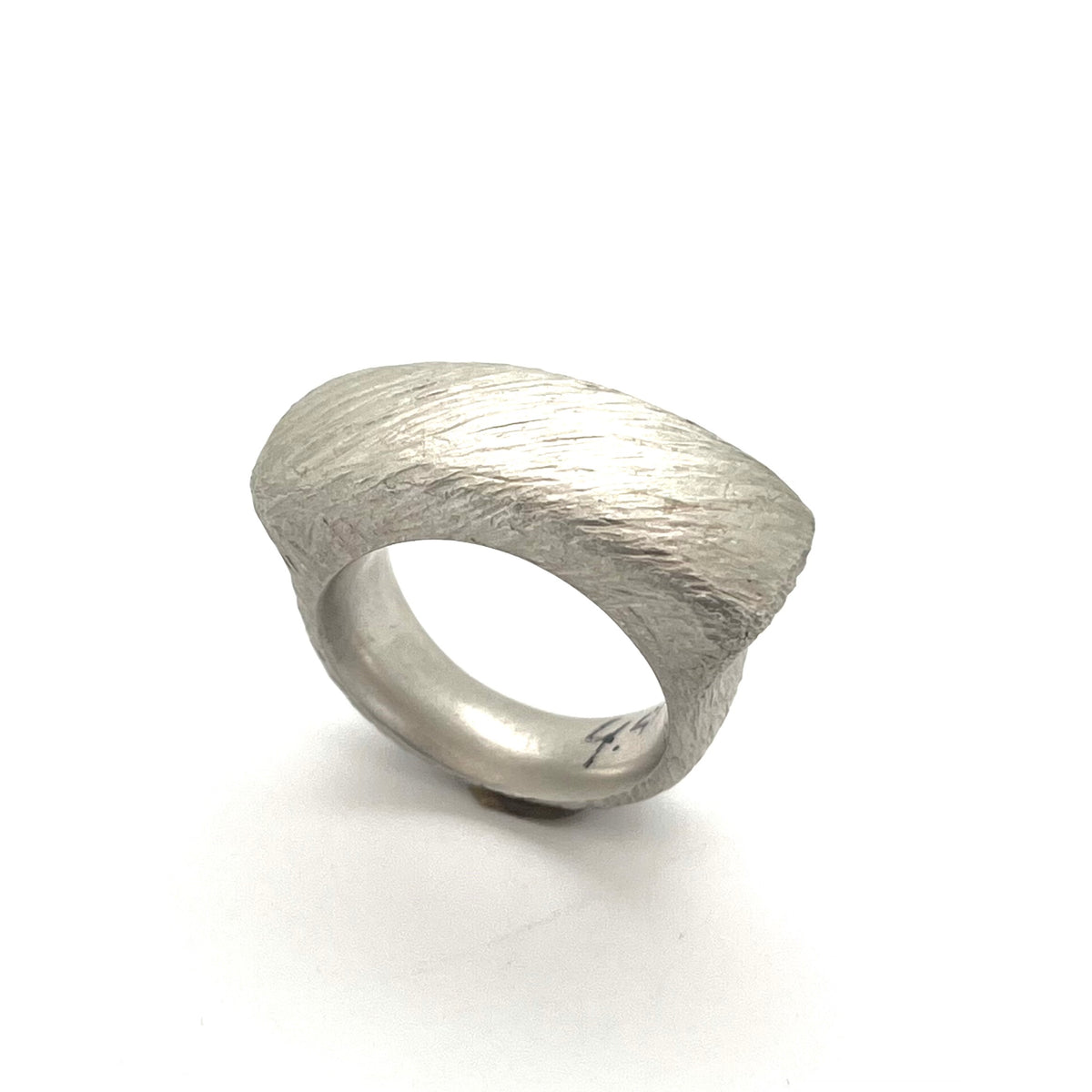 Sterling Silver Textured Ring Size 7, JH0114, Julie Harris