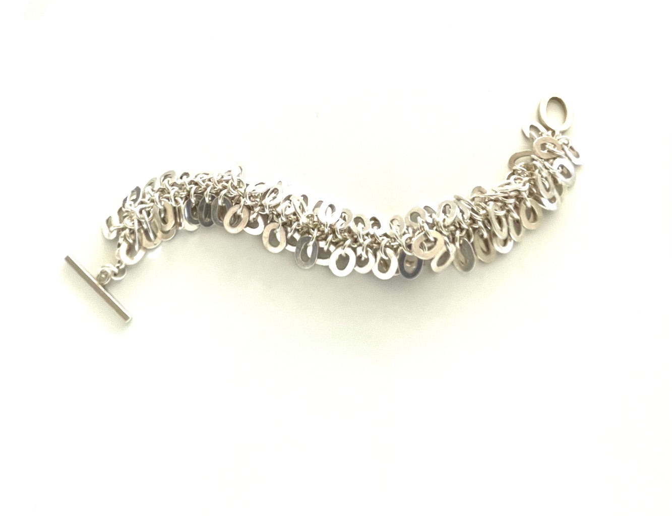Sterling Silver Large Oval Link Bracelet,EB2504, Elisa Bongfeldt
