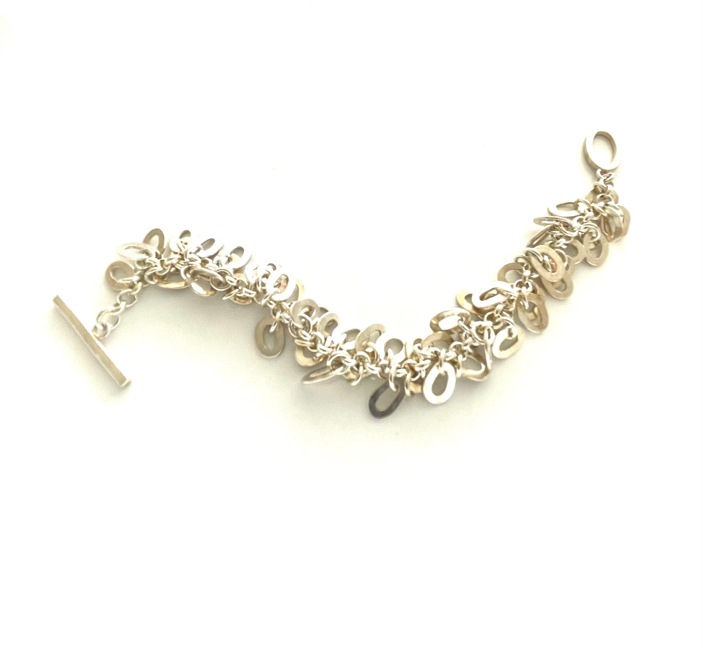 Serling Silver Small Oval link bracelet, EB2503, Elisa Bongfeldt