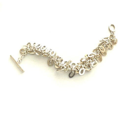 Serling Silver Small Oval link bracelet, EB2503, Elisa Bongfeldt