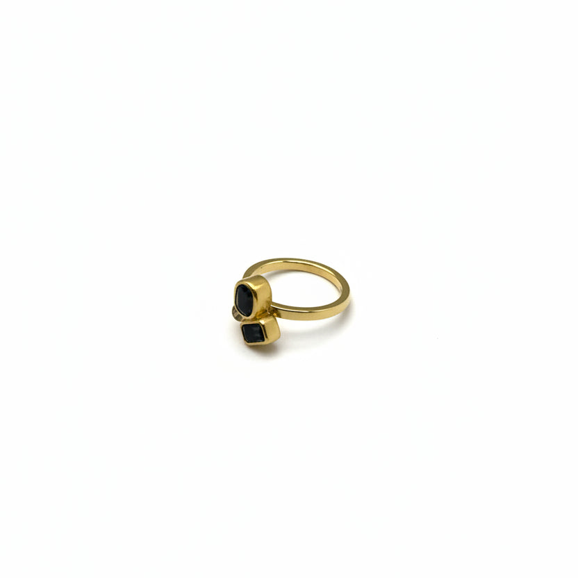 22k & 18k Gold Spinel & Diamond Cluster Ring, SW26223, Sam Woehrmann