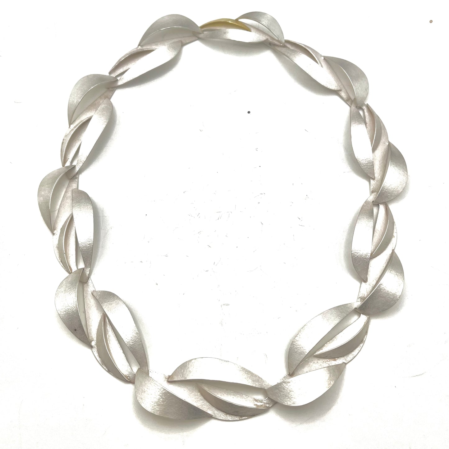 “Wave” Necklace — Sterling Silver with 18K Gold, YJC0001-WNW01, Yu Jean Choi