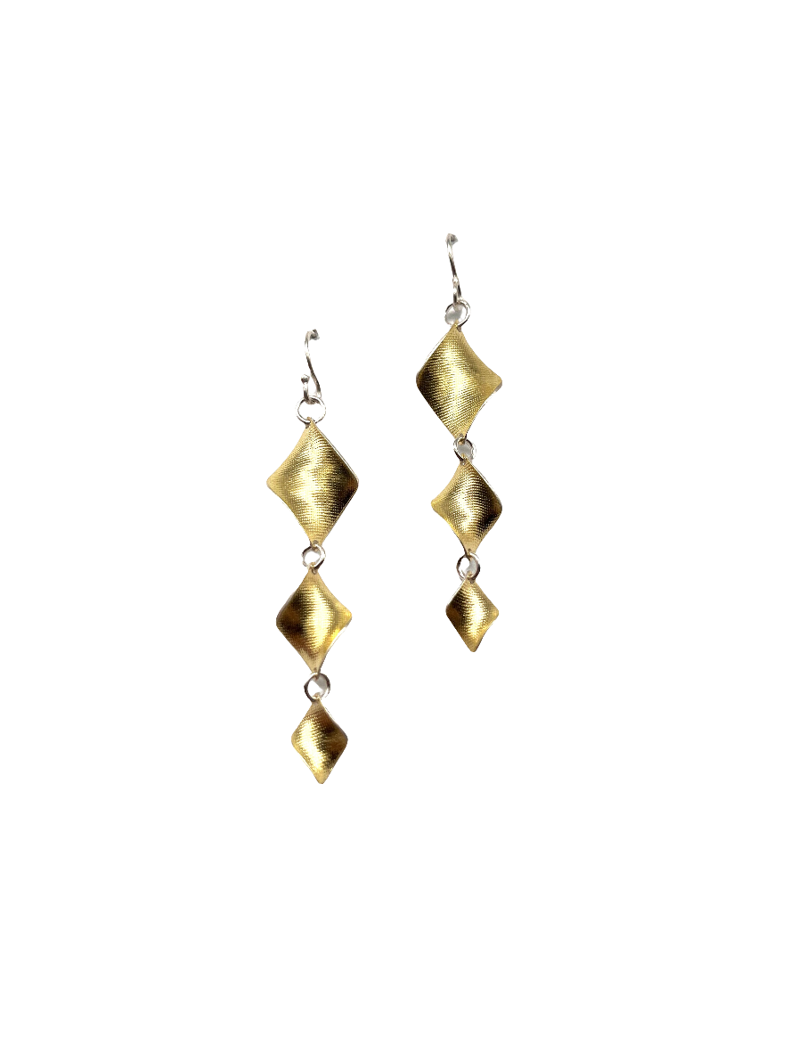 Earrings in 18k Gold/Sterling Silver