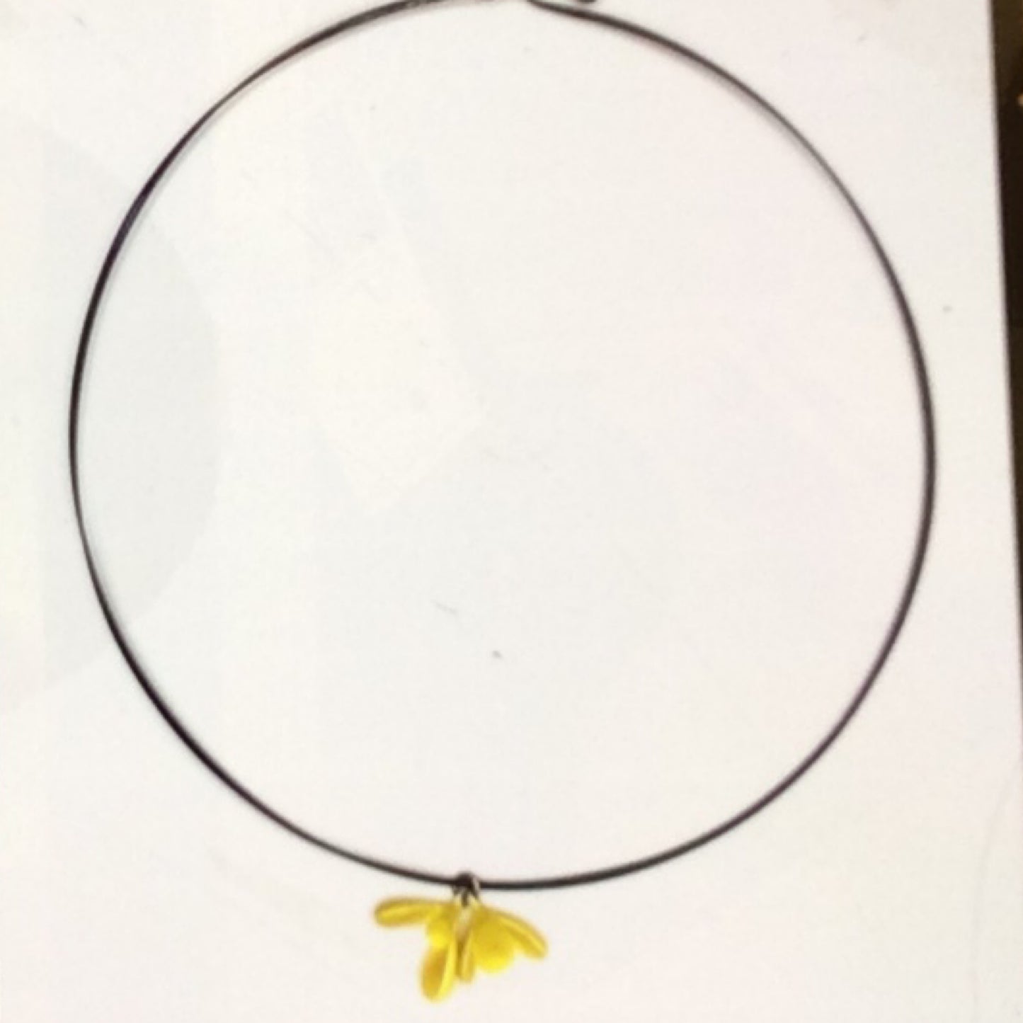 Necklace - Oxidized Sterling Silver with Enamel, KYK0320/20230517, Kyung Hee Kim