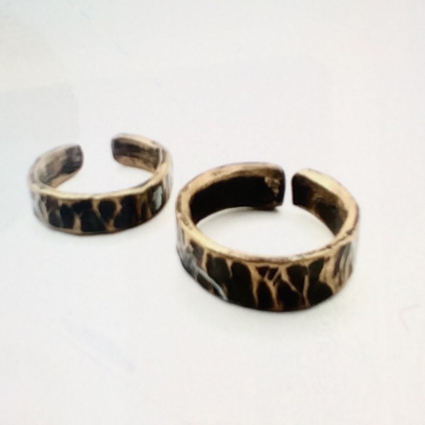Small Bronze Open Back Ring, JMD007, John McDavid