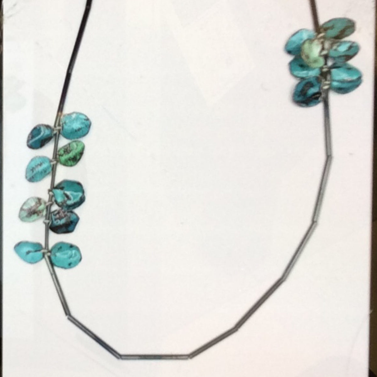 Necklace - Oxidized Sterling Silver and Enamel, KYK0306/20230503, Kyung Hee Kim