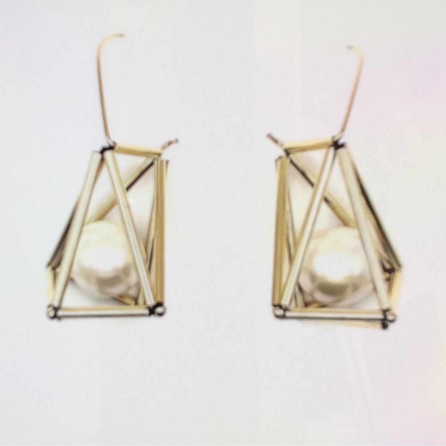 14k Gold Fill with Freshwater Pearls Earrings, EP0008, Emilie Pritchard