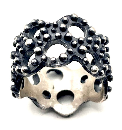 Ring – Oxidized Sterling Silver, Size 6.75, DA0251/2247, Dahlia Kanner