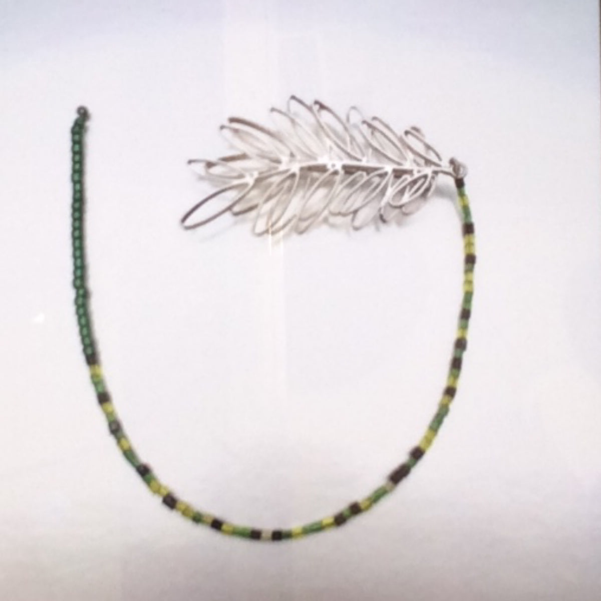 Pin - Sterling Silver with Glass Beads, KYK0337/20230534, Kyung Hee Kim