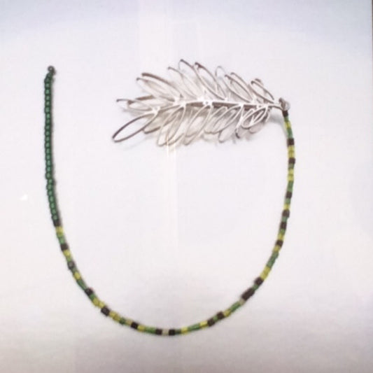 Pin - Sterling Silver with Glass Beads, KYK0337/20230534, Kyung Hee Kim