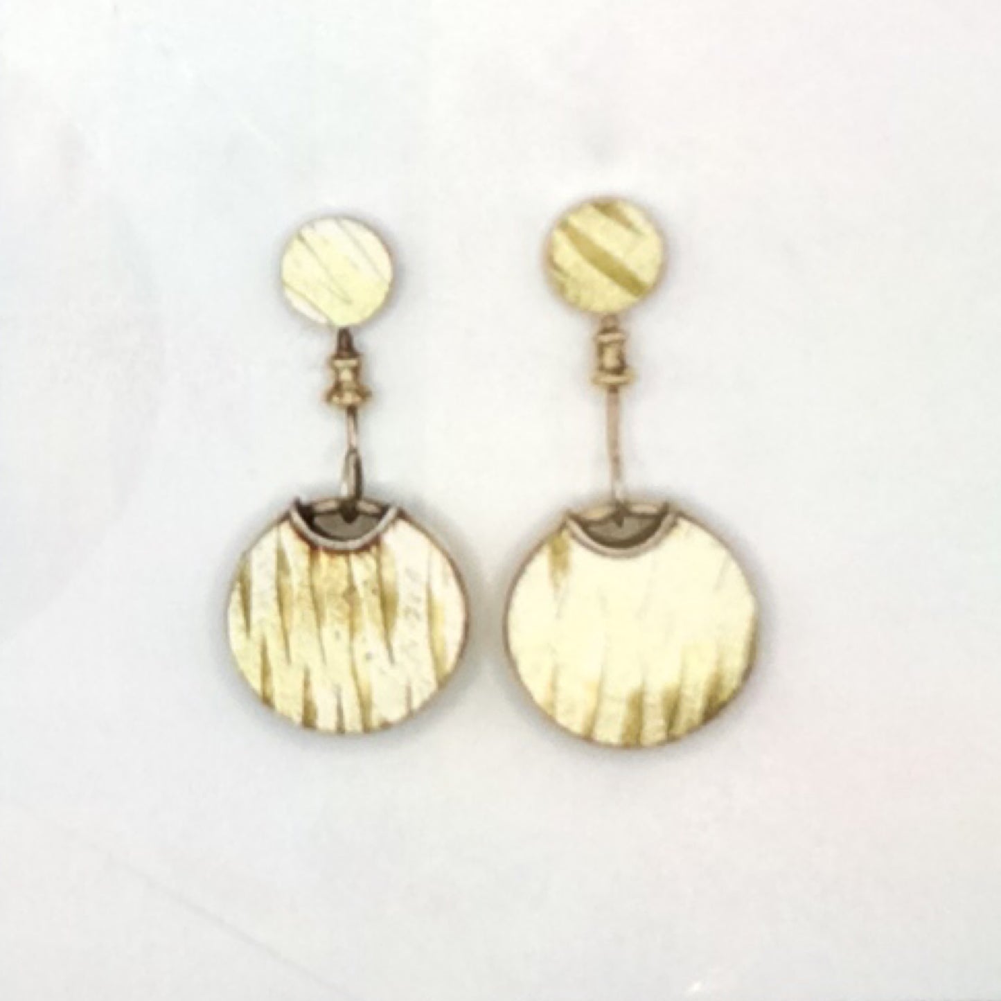 Bimetal Earrings, MT0023/21, MONA TRUNKFIELD