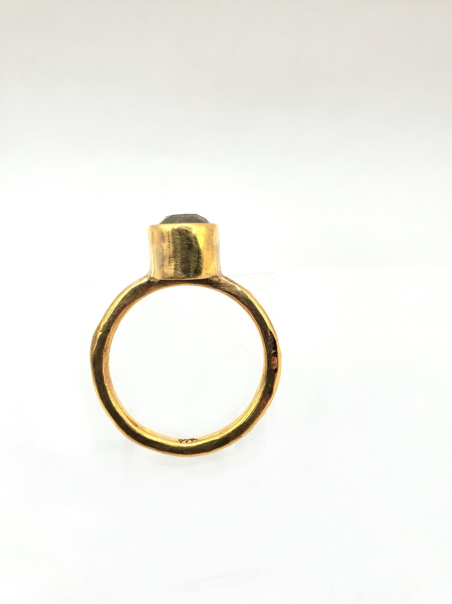 Rose Cut Diamond Ring in 22k Gold