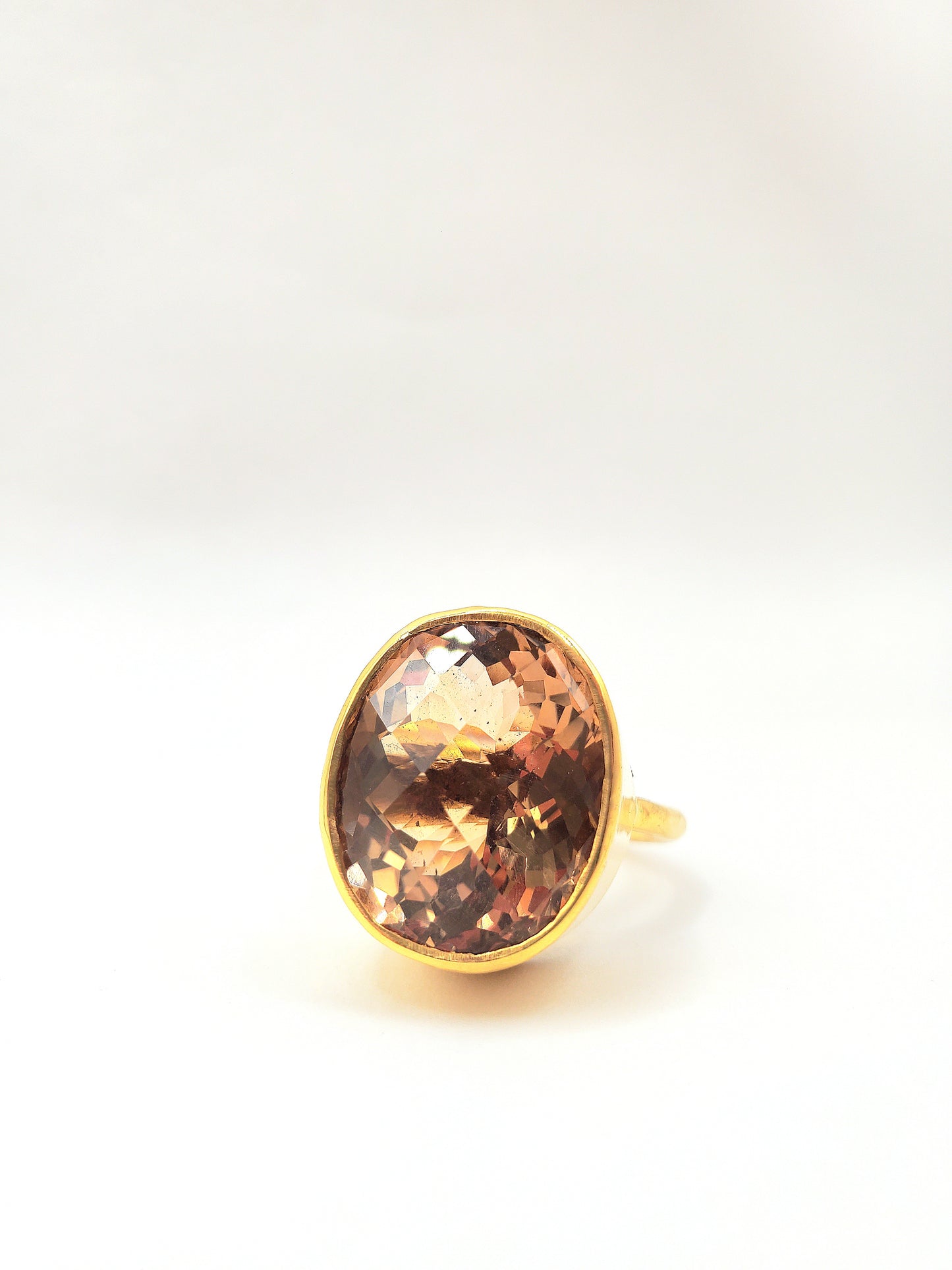 Citrine Ring in 22k Gold