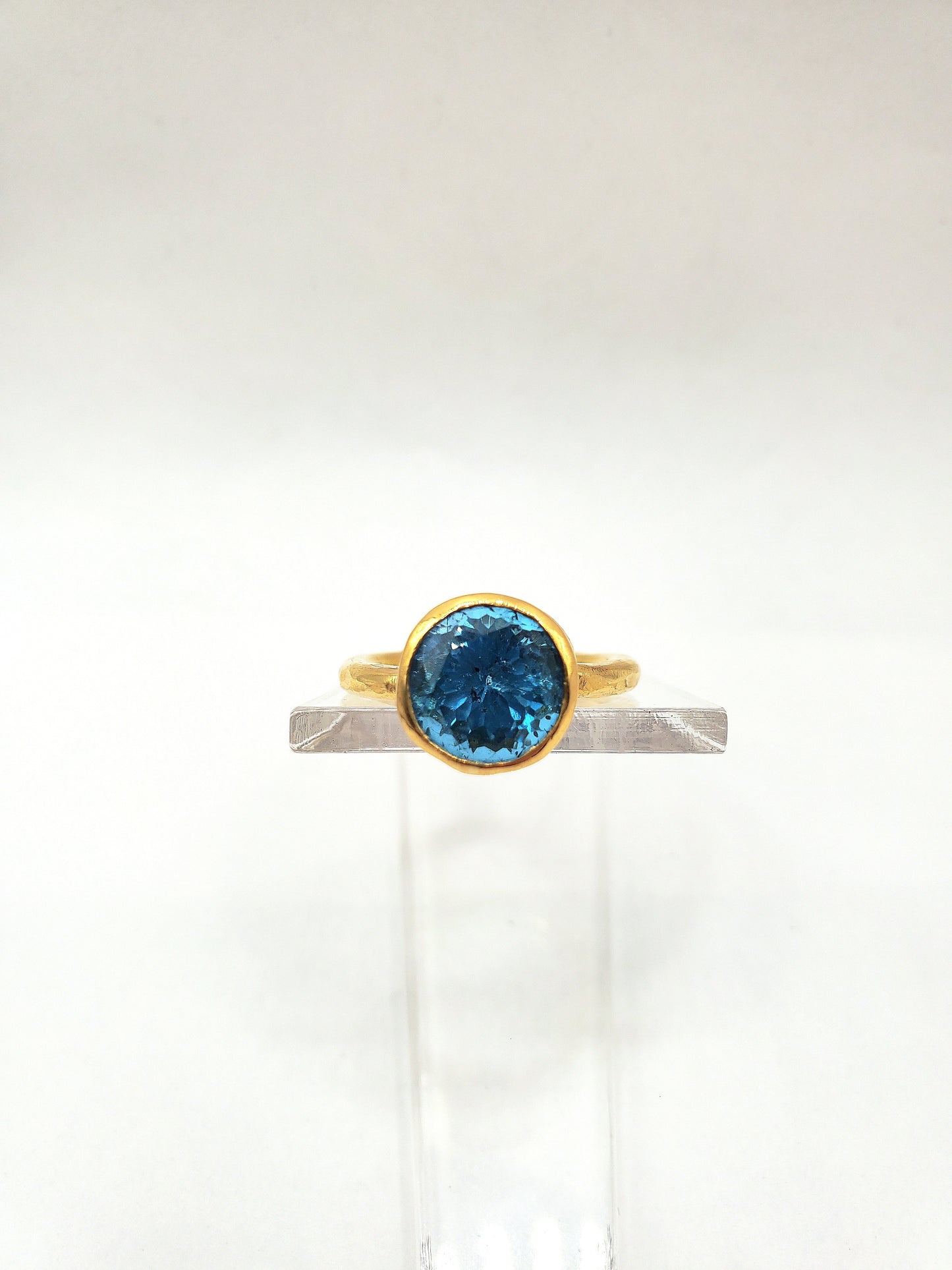 Topaz Ring in 22k Gold