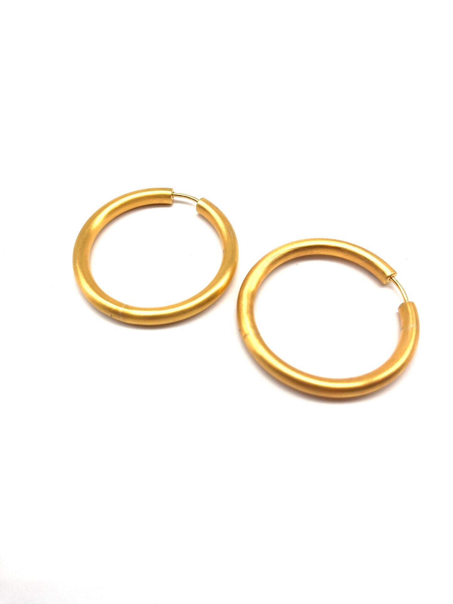 24kt Gold Vermeil Hoop Earrings